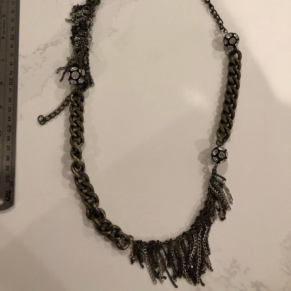 Harajuku Lovers Brass Metal Necklace
